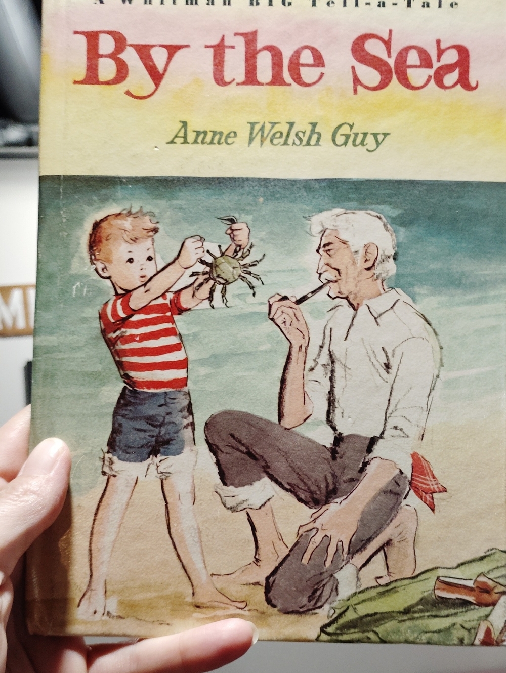 By the Sea Children's Book - Red/White Cover by